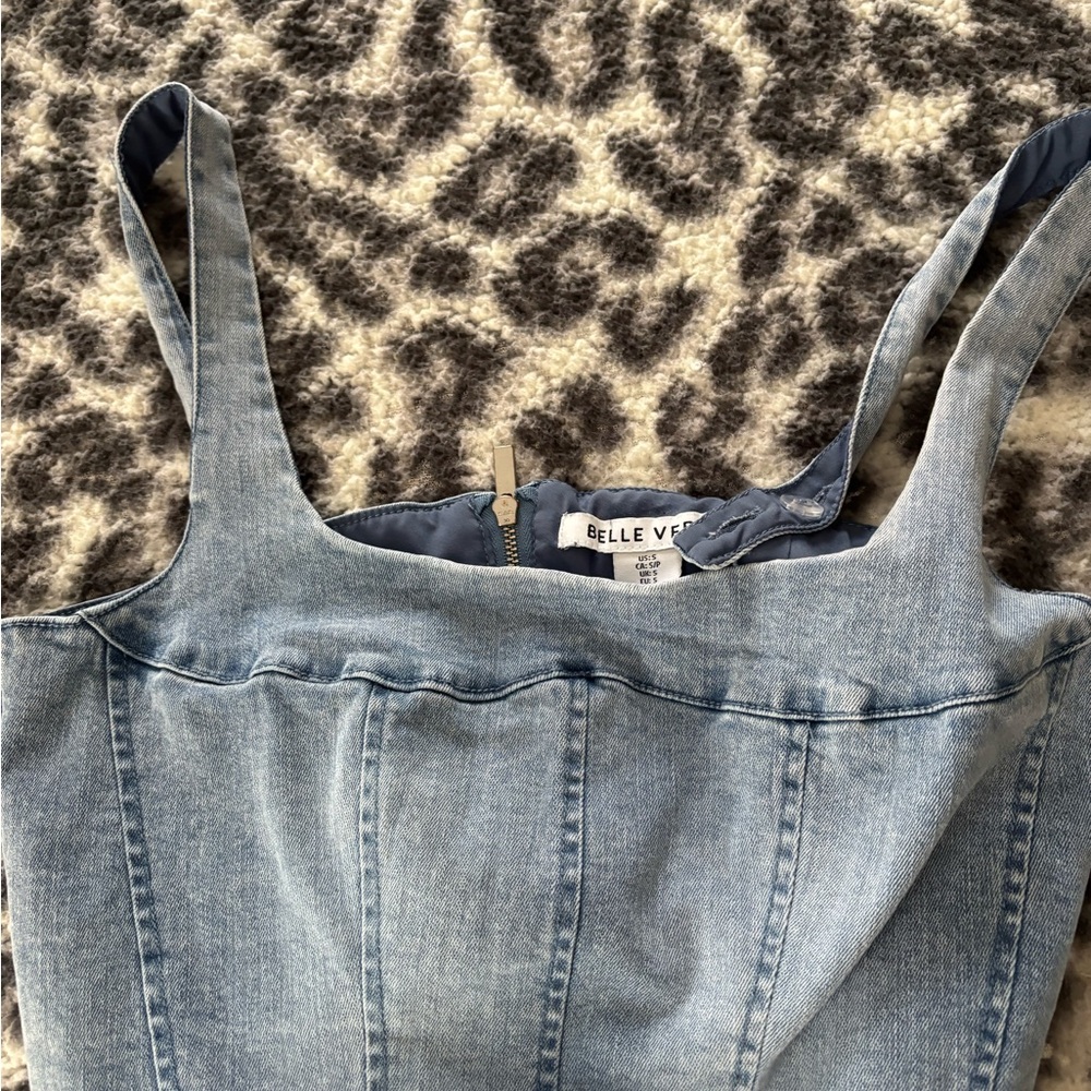 Denim going out top